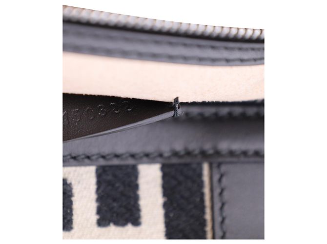 Borsone Balmain Voyage in cotone nero - vista 8