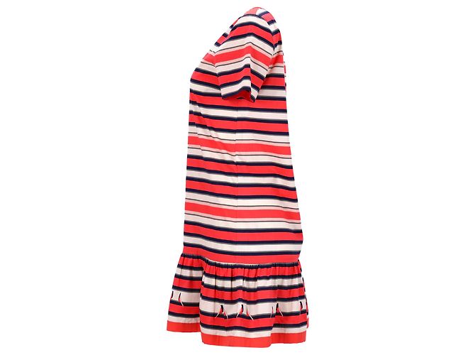 Abito MARC by Marc Jacobs Flavin a righe in cotone multicolor Stampa python - vista 2
