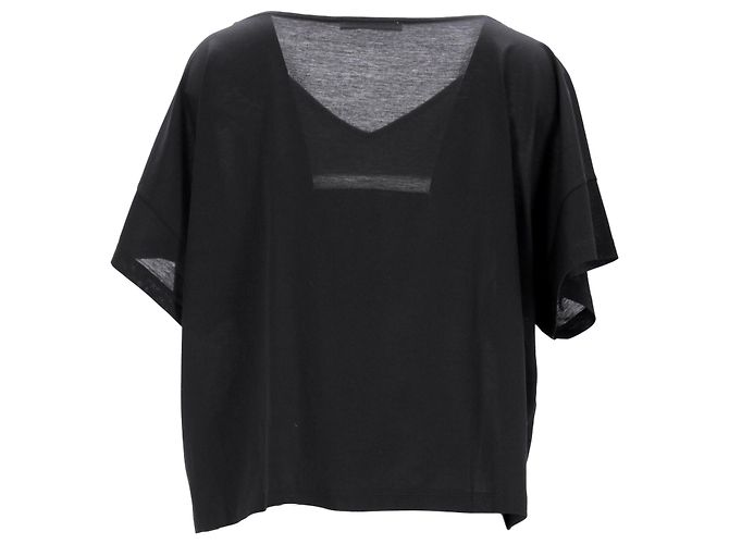 Acne Studios Camiseta Susanna M Cot de algodón negro - vista 3