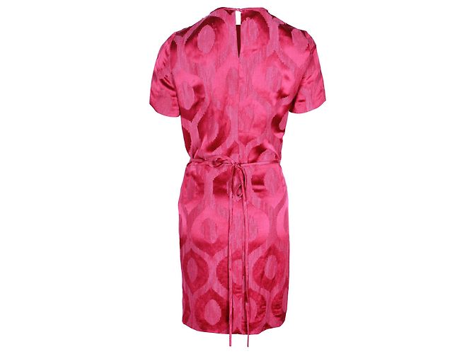 Isabel Marant Servane Mini-Wickelkleid aus roter Viskose - Ansicht 3
