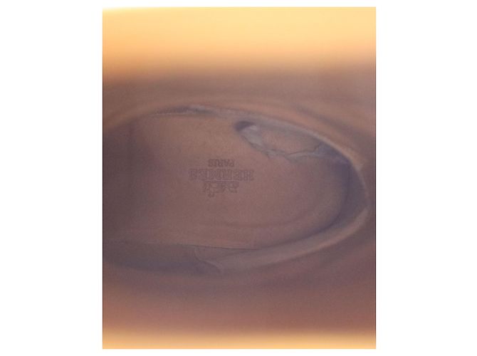 Kelly Botas de montar Hermès Variation en piel de becerro marrón Castaño Beige - vista 6