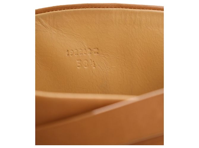 Kelly Botas de montar Hermès Variation en piel de becerro marrón Castaño Beige - vista 8