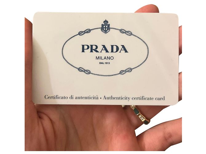 Prada Tress Umhängetasche aus braunem Vitello Intreccio-Leder - Ansicht 11