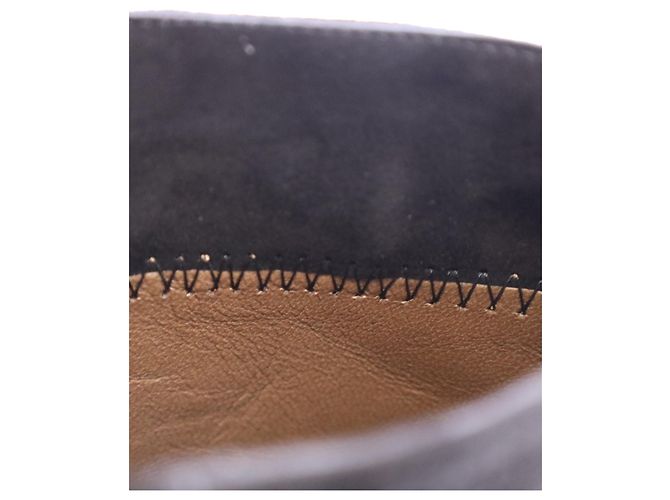 Botas de tacón a media pantorrilla Marni en ante negro - vista 8