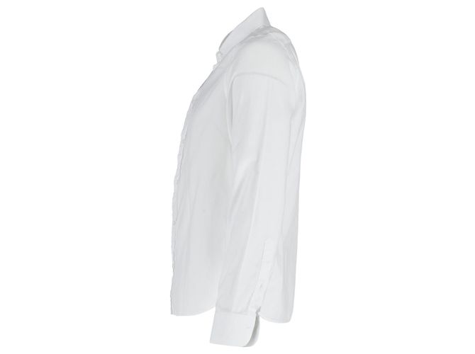 Gucci Button-Up-Hemd aus weißem Polyester - Ansicht 2