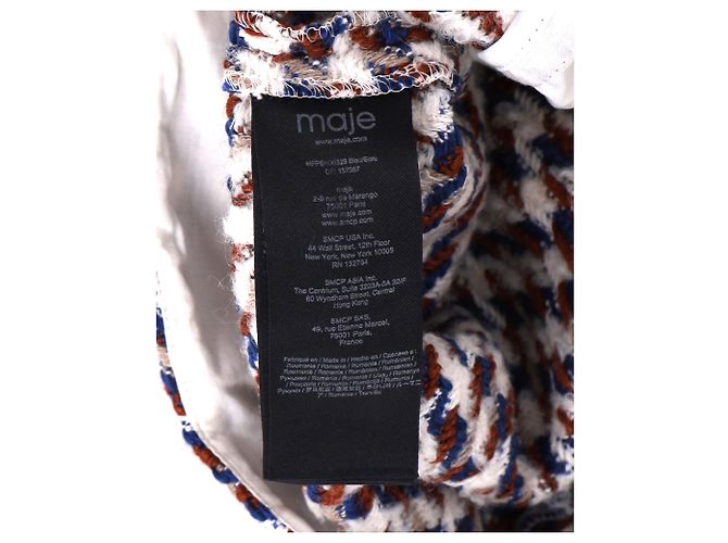 Shorts Maje a vita alta con cintura in cotone multicolor Stampa python - vista 5