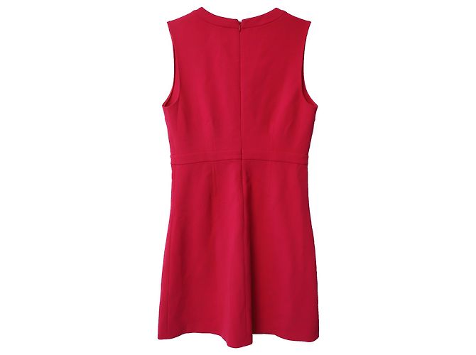 Diane Von Furstenberg Das Kleid fällt kurz Rot - Ansicht 5