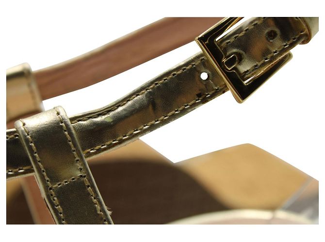 Kate Spade Sandali con zeppa in oro metallizzato D'oro Metallico - vista 6