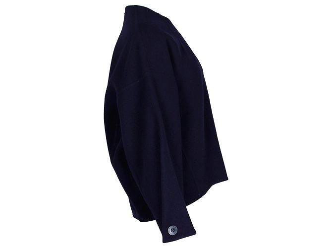 Céline Jersey Celine de cachemira azul marino - vista 2
