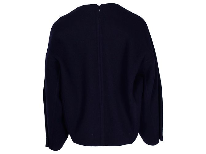 Céline Jersey Celine de cachemira azul marino - vista 3