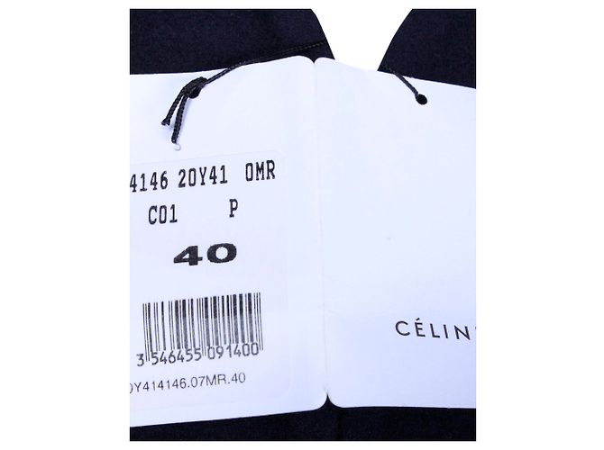 Céline Jersey Celine de cachemira azul marino - vista 5