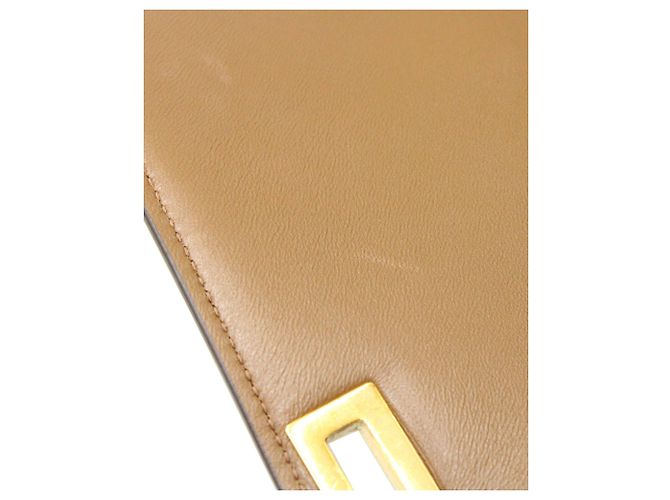 Céline Borsa Celine Medium Box in Pelle di vitello Marrone Beige - vista 13