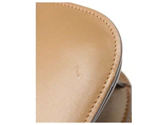 Céline Borsa Celine Medium Box in Pelle di vitello Marrone Beige - vista 16