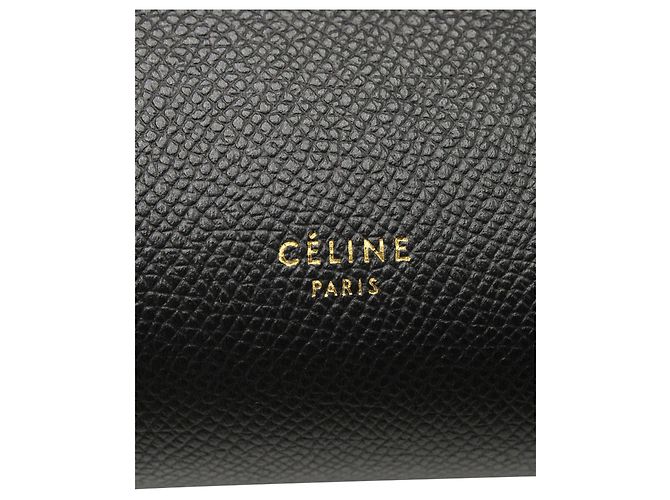 Belt Bag Céline Marsupio Celine Mini in pelle di vitello nera Nero - vista 7