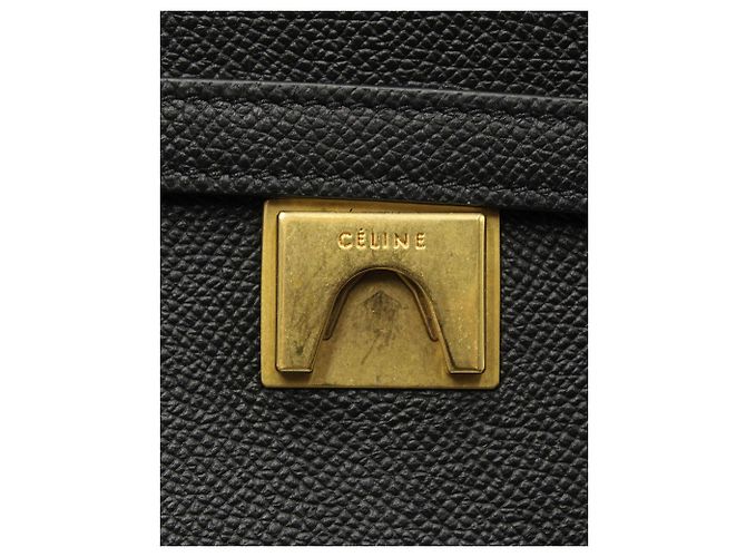 Belt Bag Céline Marsupio Celine Mini in pelle di vitello nera Nero - vista 8