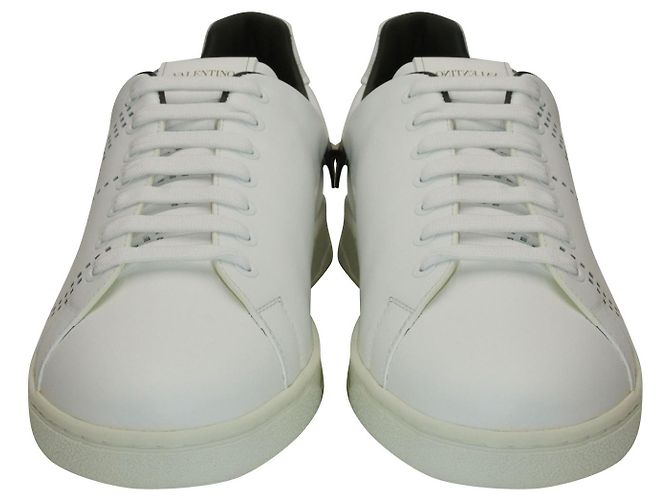 Autre Marque Sneakers basse Backnet Valentino Garavani in pelle bianca Bianco - vista 2