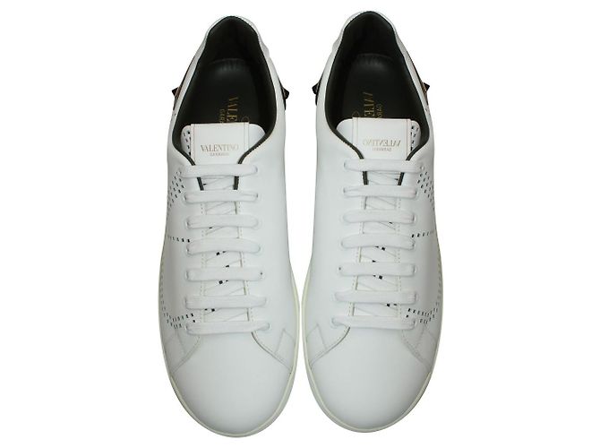Autre Marque Sneakers basse Backnet Valentino Garavani in pelle bianca Bianco - vista 5