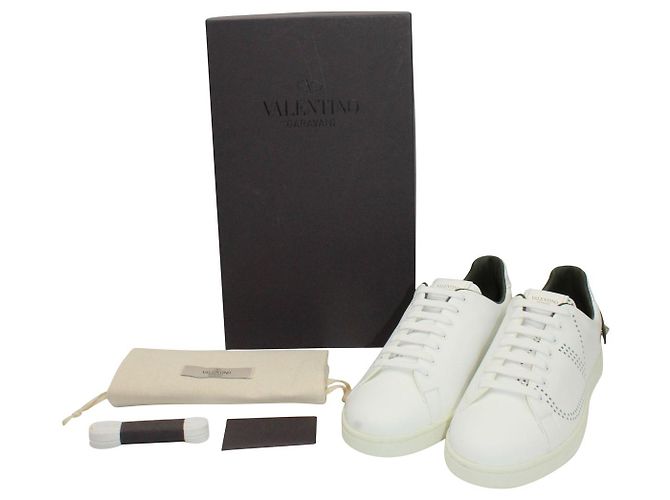 Autre Marque Sneakers basse Backnet Valentino Garavani in pelle bianca Bianco - vista 9