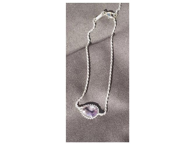 Set Boucheron Amethyst Serpent Anello Collana e Bracciale Oro Bianco - vista 4