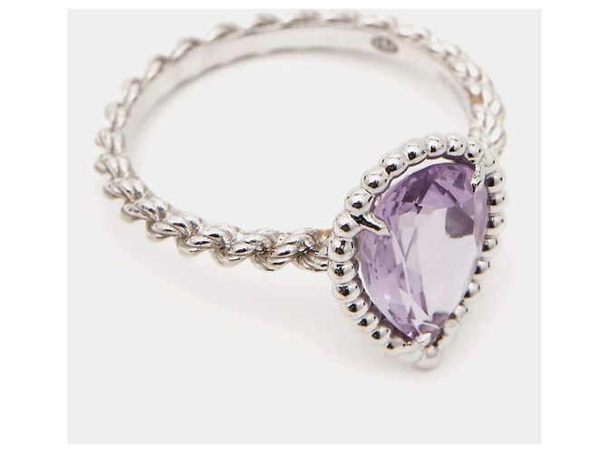 Set Boucheron Amethyst Serpent Anello Collana e Bracciale Oro Bianco - vista 7