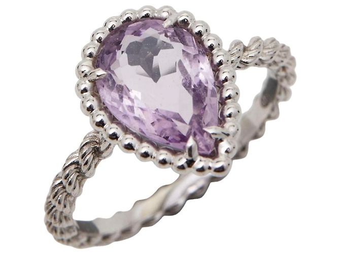 Set Boucheron Amethyst Serpent Anello Collana e Bracciale Oro Bianco - vista 8