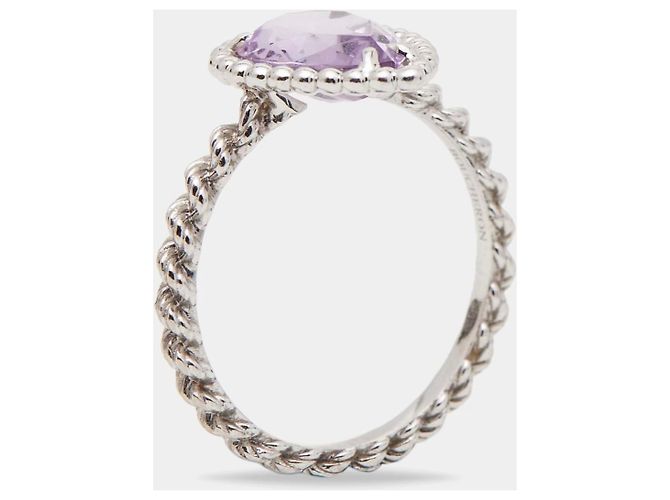 Set Boucheron Amethyst Serpent Anello Collana e Bracciale Oro Bianco - vista 10