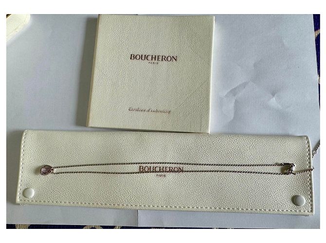 Set Boucheron Amethyst Serpent Anello Collana e Bracciale Oro Bianco - vista 11