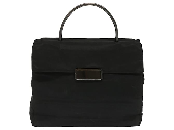 PRADA Borsa a mano Nylon Nero Auth ar11455B - vista 13