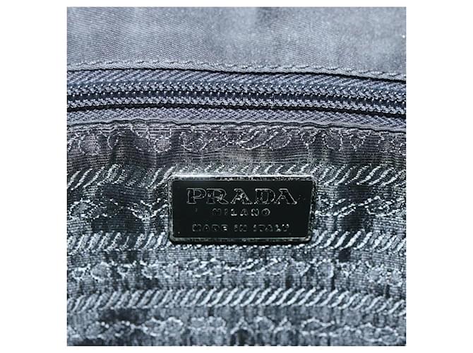PRADA Borsa a mano Nylon Nero Auth ar11455B - vista 18