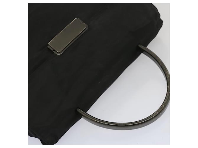 PRADA Borsa a mano Nylon Nero Auth ar11455B - vista 6