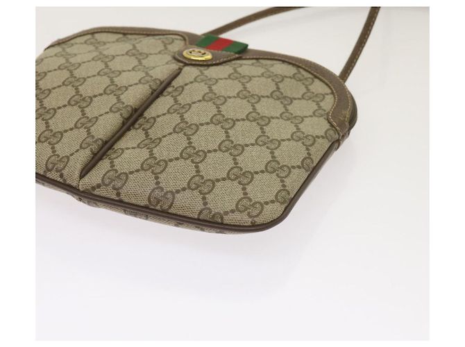 Borsa a spalla GUCCI Canvas Web Sherry Line Rosso Beige 904 02 047 Auth yk10868 - vista 15