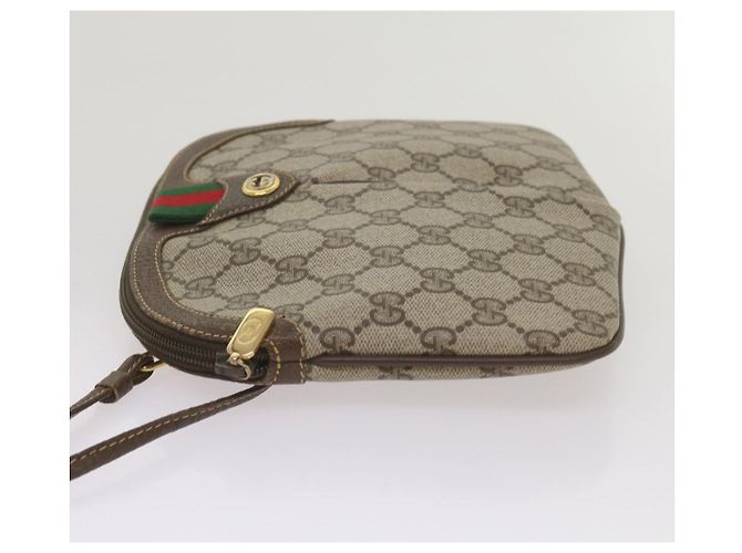 Borsa a spalla GUCCI Canvas Web Sherry Line Rosso Beige 904 02 047 Auth yk10868 - vista 3