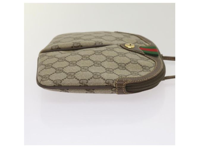 Borsa a spalla GUCCI Canvas Web Sherry Line Rosso Beige 904 02 047 Auth yk10868 - vista 4