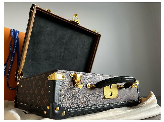 Louis Vuitton Coteville 40 reverse borsa lavoro pelle nera Nero - vista 4
