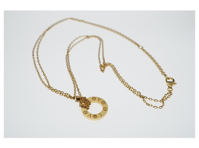 COLLANA CARTIER LOVE IN ORO GIALLO Gold hardware - vista 2