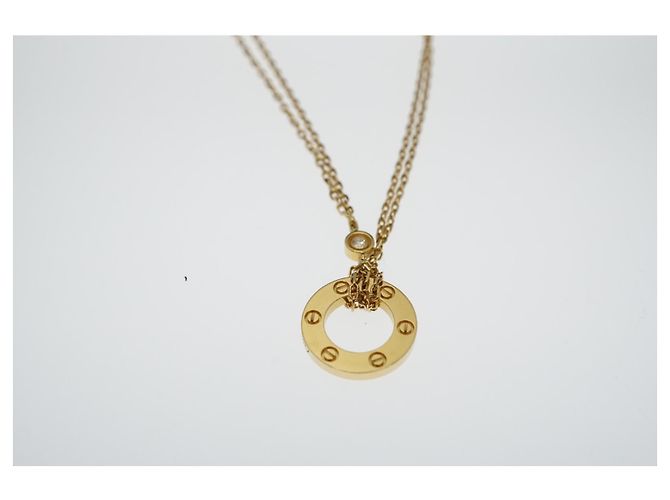 COLLANA CARTIER LOVE IN ORO GIALLO Gold hardware - vista 3