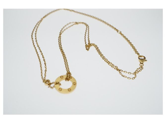COLLANA CARTIER LOVE IN ORO GIALLO Gold hardware - vista 4