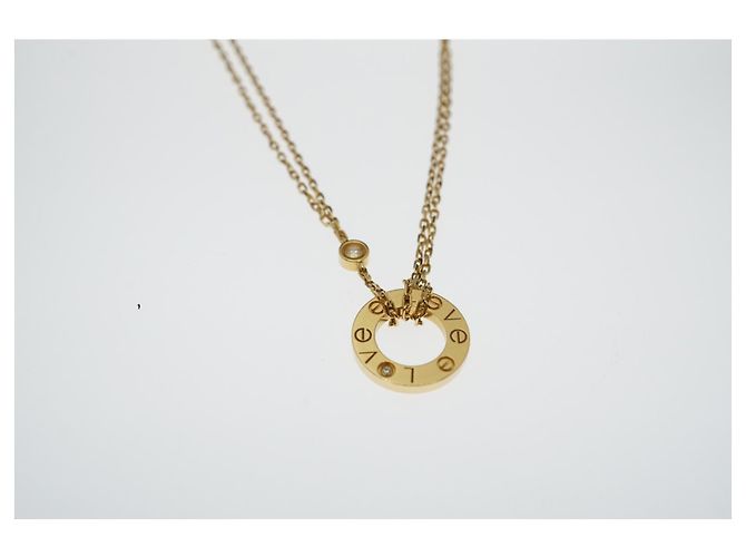 COLLANA CARTIER LOVE IN ORO GIALLO Gold hardware - vista 5