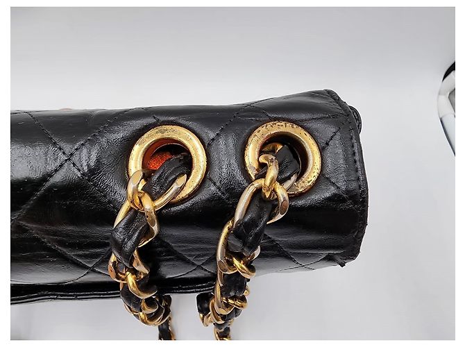 Borsa a tracolla Chanel Timeless Classic Jumbo Nero - vista 11