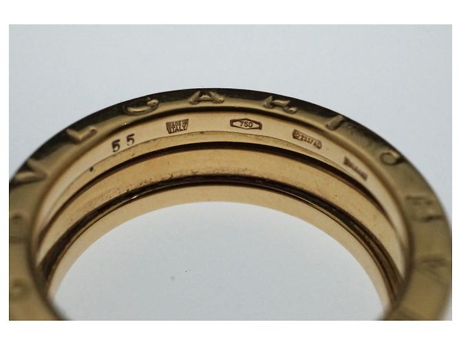 Anello Bulgari B.Zero 1 in oro giallo EU 55 Gold hardware - vista 3