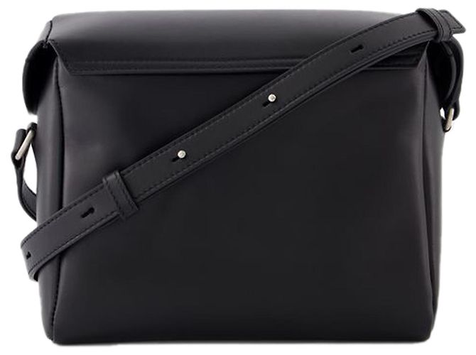 Borsa a tracolla con coperchio - Jil Sander - Pelle - Nera - vista 3