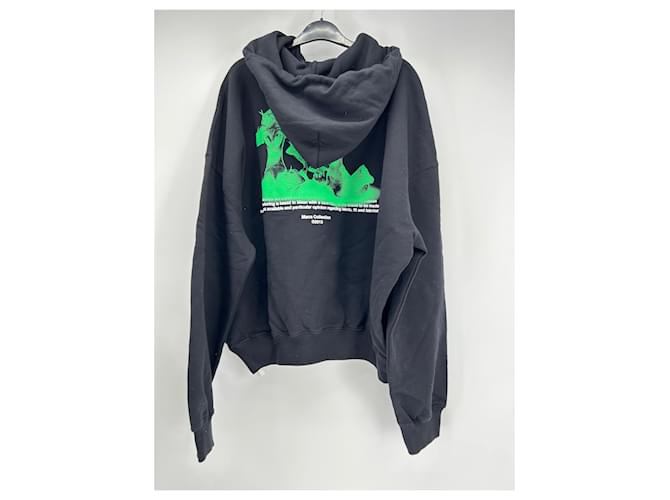 Off White Strickwaren und Sweatshirts Off-White T.International L Baumwolle Schwarz - Ansicht 2