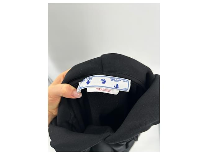 Off White Strickwaren und Sweatshirts Off-White T.International L Baumwolle Schwarz - Ansicht 4