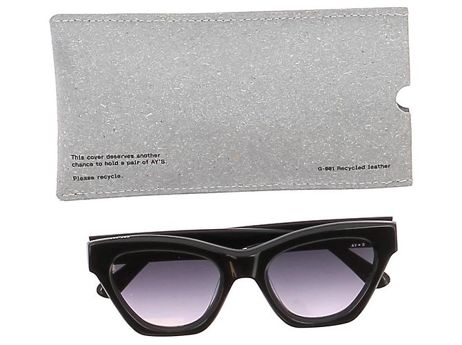 Autre Marque Gafas de sol No Firmadas / Sin Firmar T. Plástico Negro - vista 7