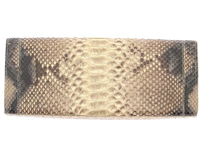 NANCY GONZALEZ Pochette T.  Pelli esotiche Marrone - vista 2