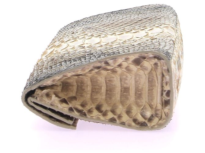 NANCY GONZALEZ Pochette T.  Pelli esotiche Marrone - vista 5