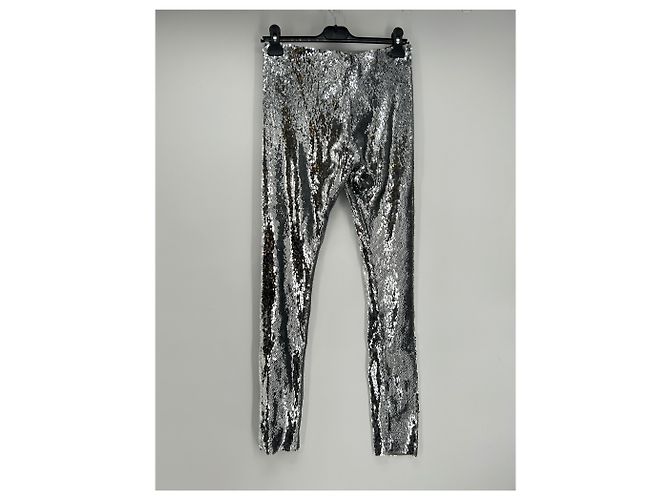 Isabel Marant Hose T.FR 38 Polyester Silber - Ansicht 2