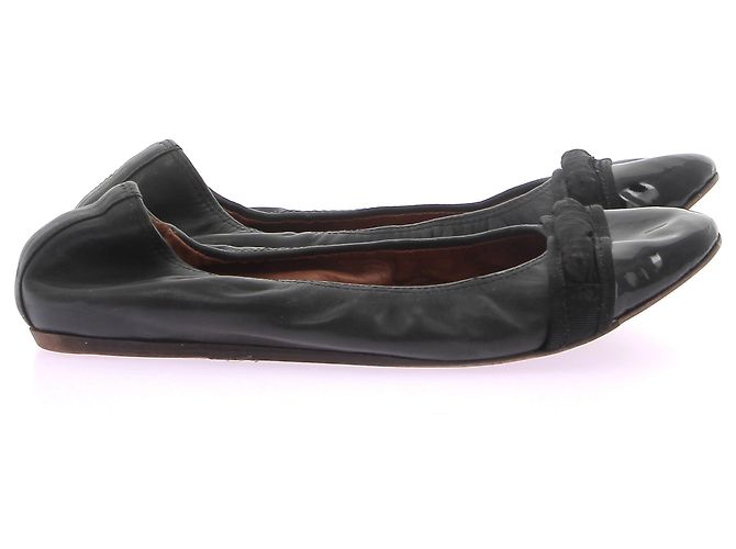 Bailarinas Lanvin T.EU 37 Cuero Negro - vista 3