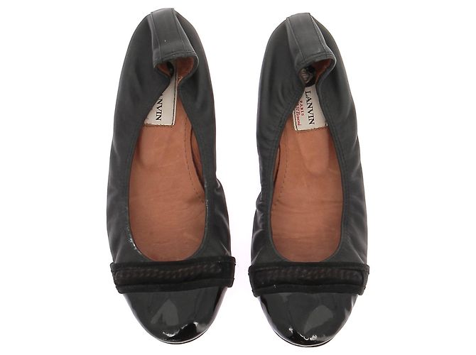 Bailarinas Lanvin T.EU 37 Cuero Negro - vista 6