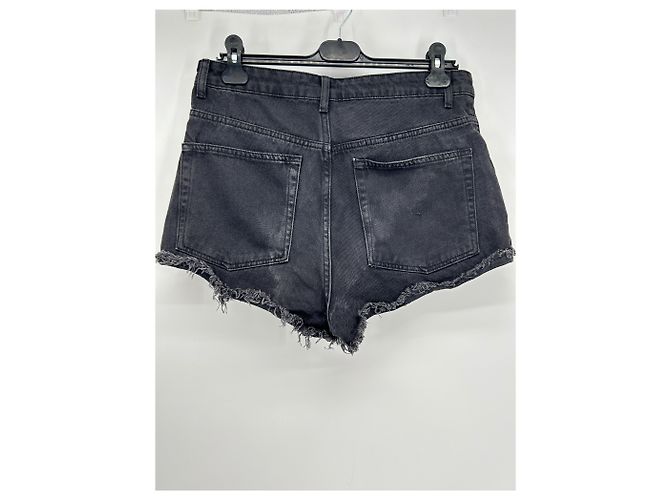 Autre Marque Bermudas Raey T.US 24 de algodão Preto - vista 2